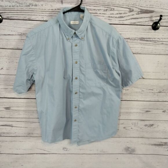 "Van Heusen" men's short sleeve dress shirt - Picture 1 of 8